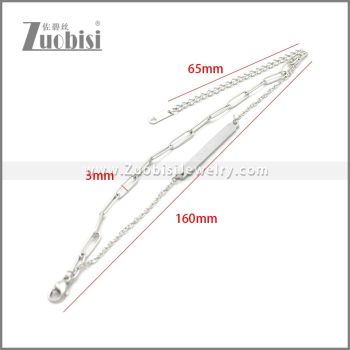 Stainless Steel Bracelet b010066S