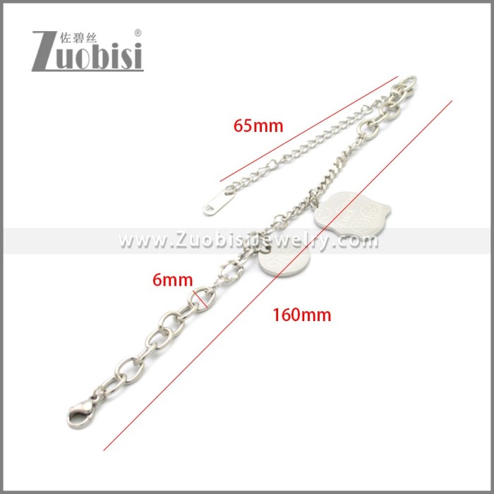 Stainless Steel Bracelet b010068S