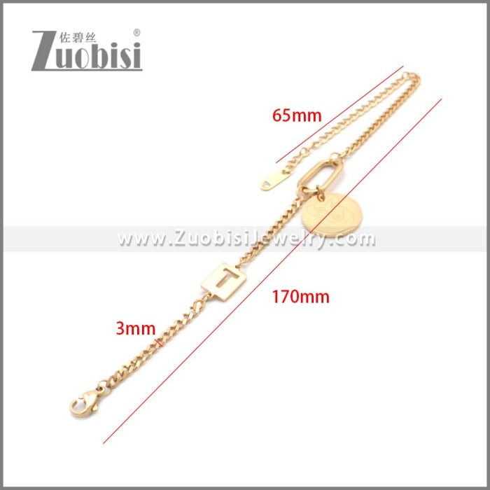 Stainless Steel Bracelet b010073R