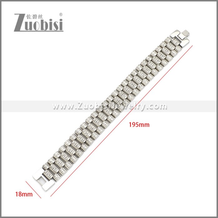 Stainless Steel Bracelet b010085S