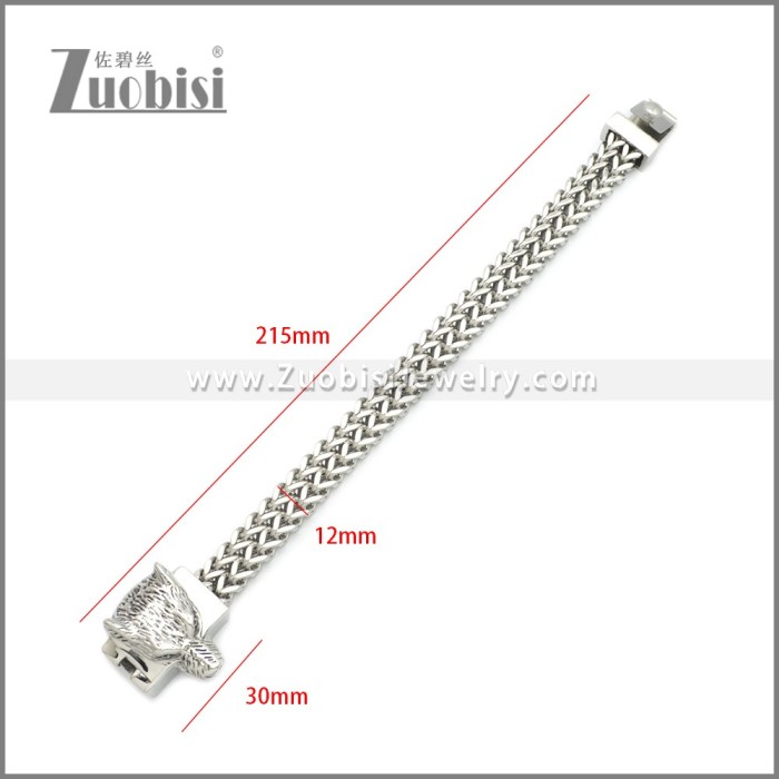 Stainless Steel Bracelet b010092S