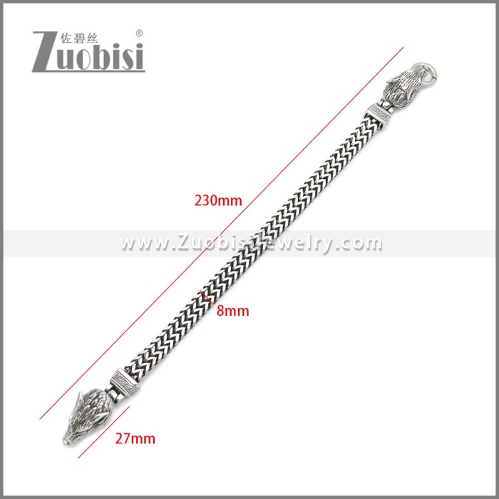 Stainless Steel Bracelet b010097S