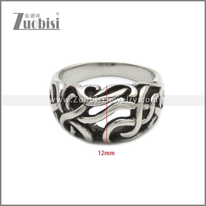 Stainless Steel Ring r008822SA