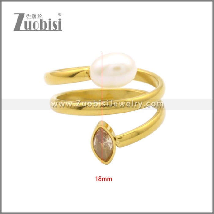 Stainless Steel Ring r008793G