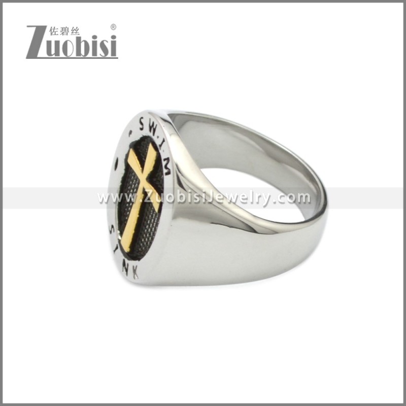 Stainless Steel Ring r008809SAG