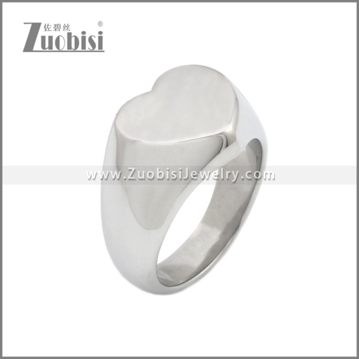 Miami Chunky Solid Signet Ring for Girls r008801S