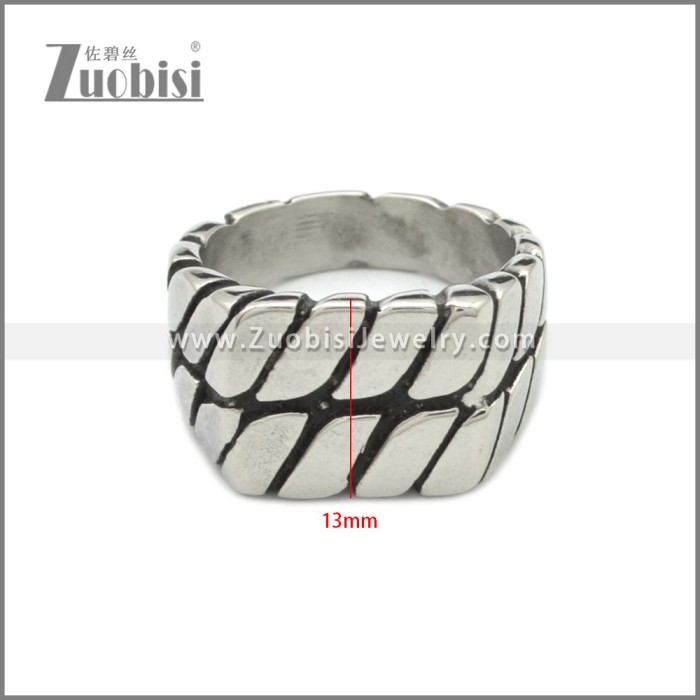 Stainless Steel Ring r008836SA