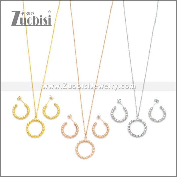 Stainless Steel Jewelry Sets s002968S