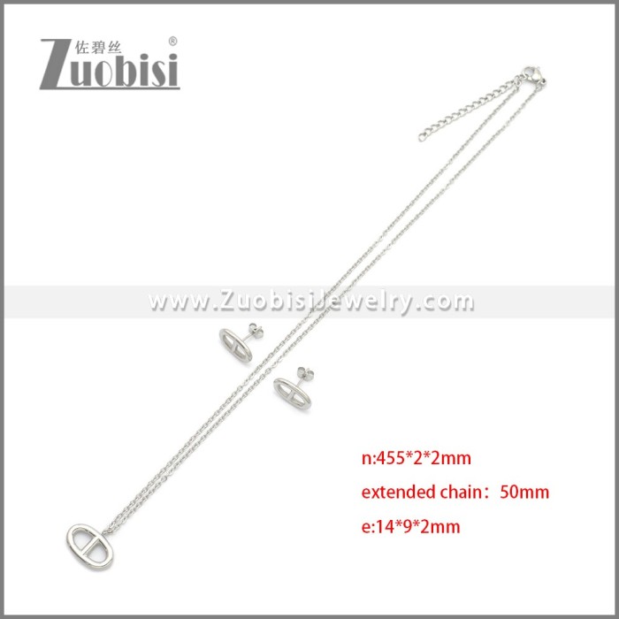Stainless Steel Jewelry Sets s002966S