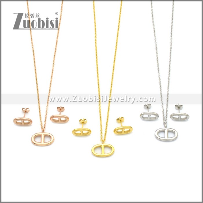 Stainless Steel Jewelry Sets s002966S