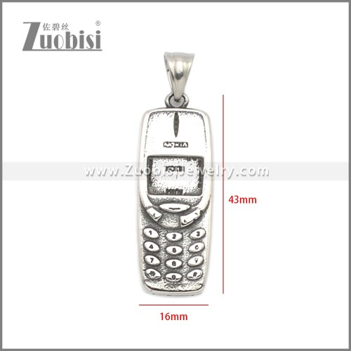 Stainless Steel Pendant p011087SA