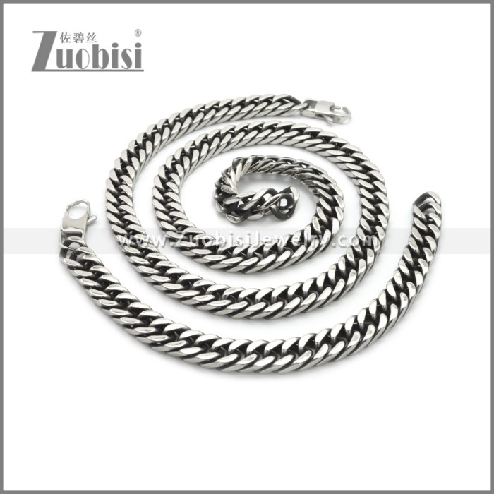 Stainless Steel Jewelry Sets s002971SW11