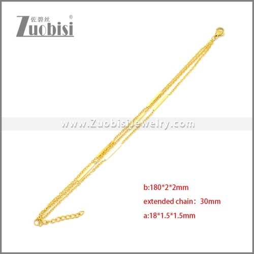 Stainless Steel Bracelets b010105G