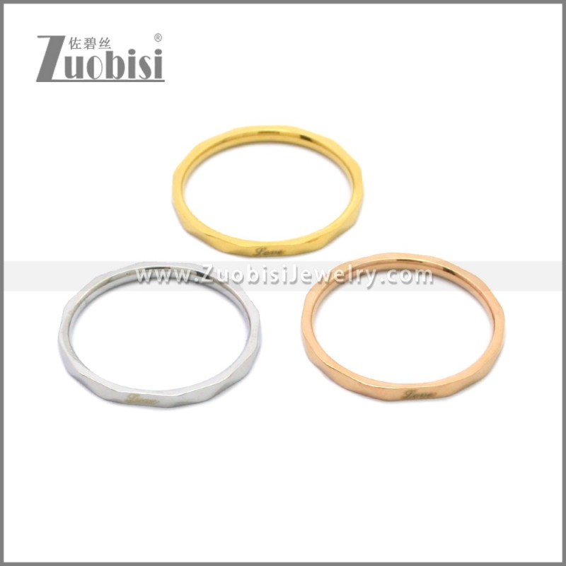 Stainless Steel Ring r008865G