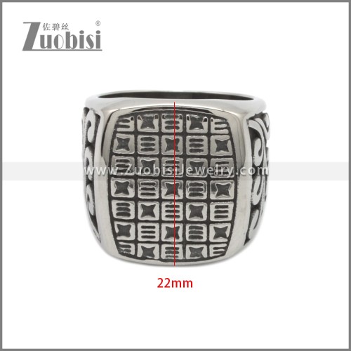 Stainless Steel Ring r008871SA