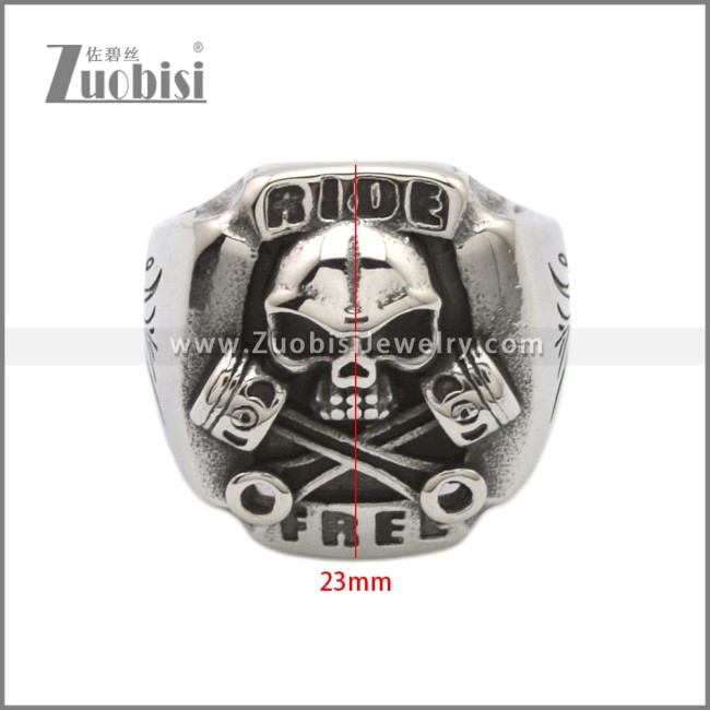 Stainless Steel Ring r008876SA