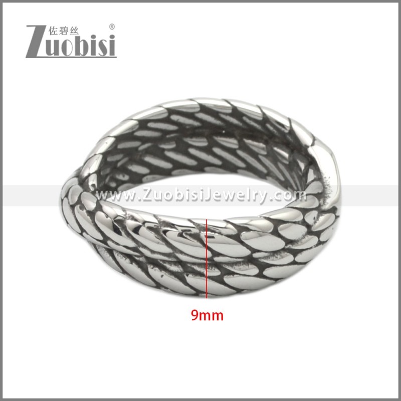 Stainless Steel Ring r008883SA