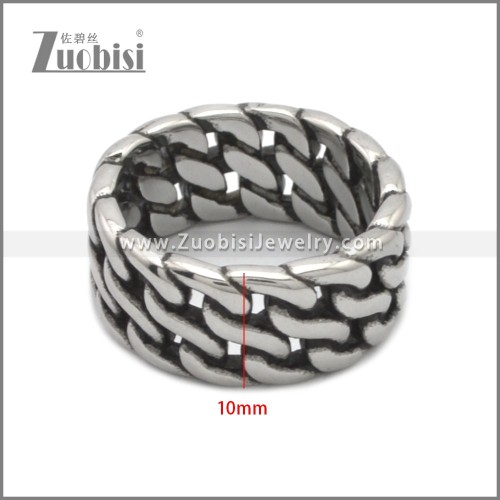 Stainless Steel Ring r008889SA