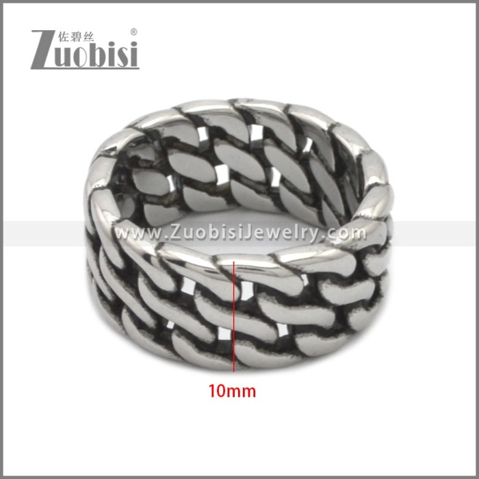 Stainless Steel Ring r008889SA