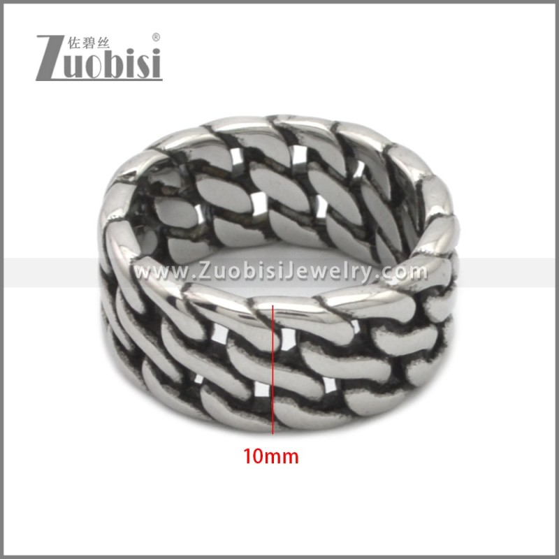 Stainless Steel Ring r008889SA