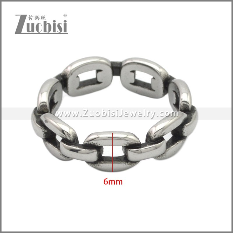 Stainless Steel Ring r008890SA