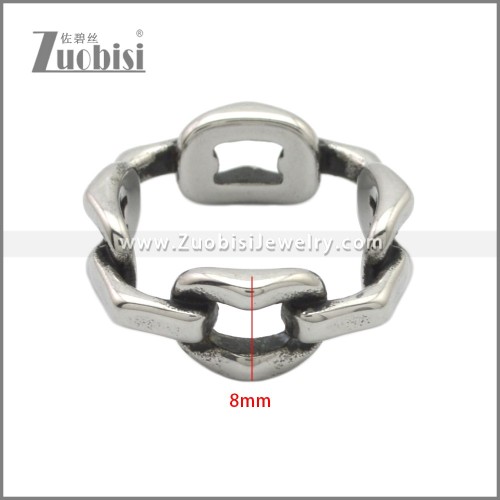 Stainless Steel Ring r008888SA