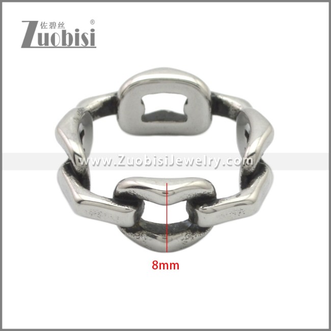 Stainless Steel Ring r008888SA