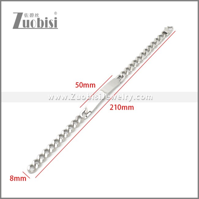 Stainless Steel Bracelet b010117S