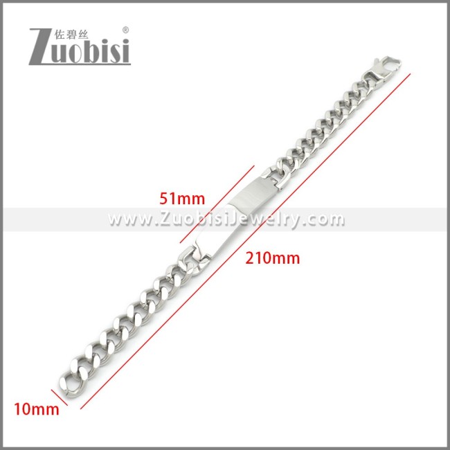 Stainless Steel Bracelet b010116S