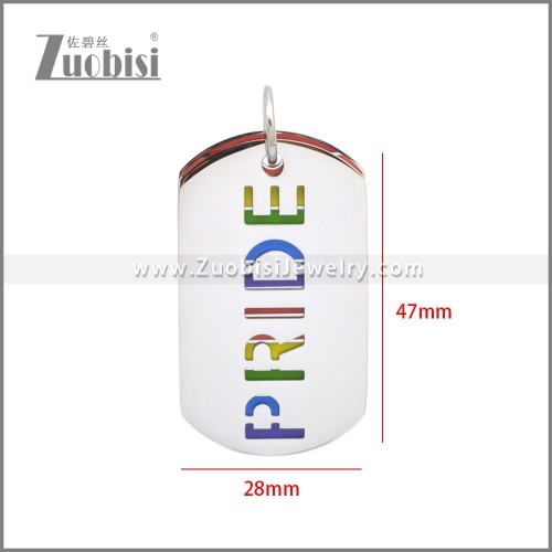 Stainless Steel Pendant p011112S