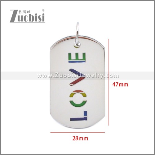 Stainless Steel Pendant p011115S