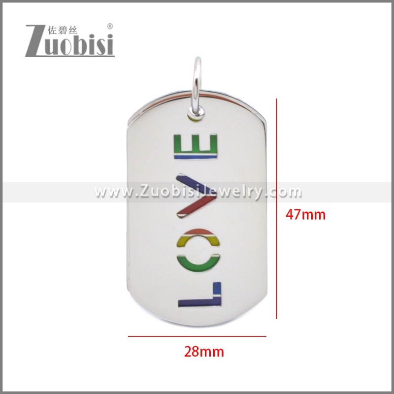 Stainless Steel Pendant p011115S