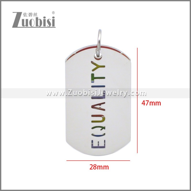 Stainless Steel Pendant p011117S