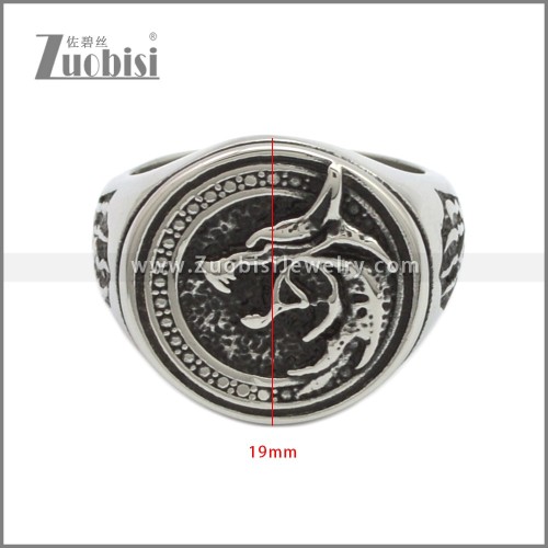 Stainless Steel Ring r008909SH