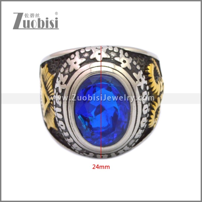 Stainless Steel Ring r008916SHG3