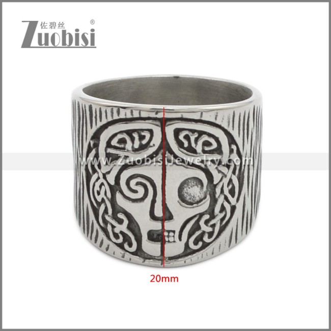 Stainless Steel Ring r008930SA
