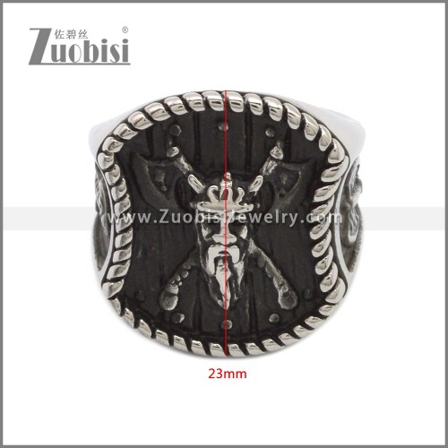 Stainless Steel Ring r008929SH