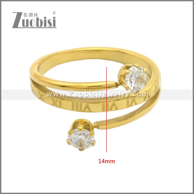 Stainless Steel Ring r008915G