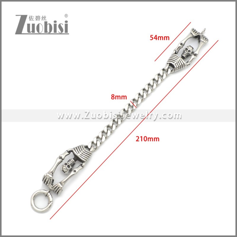 Stainless Steel Bracelet b010128S