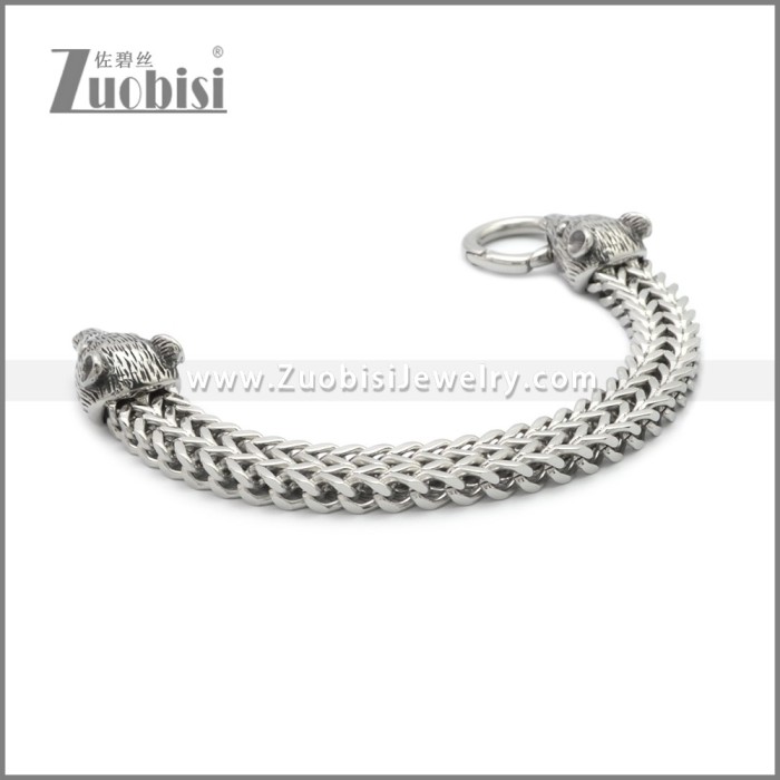 Stainless Steel Rat Bracelet b010131S