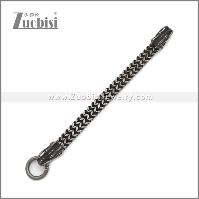 Antique Stainless Steel Dragon Bracelet b010133A