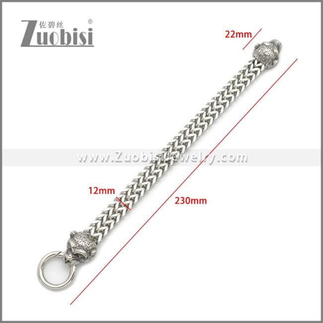 Stainless Steel Monkey Bracelet b010138S