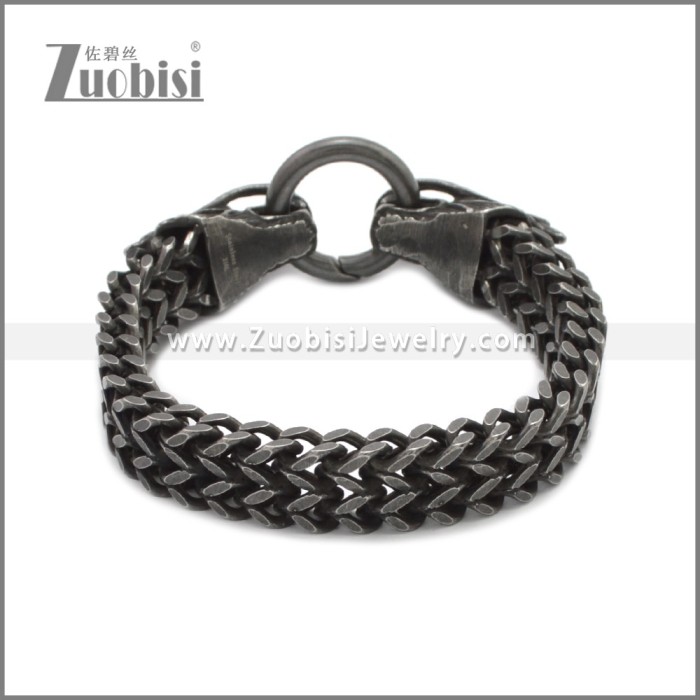 Antique Stainless Steel Dragon Bracelet b010133A
