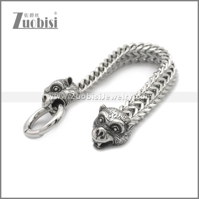 Stainless Steel Monkey Bracelet b010138S