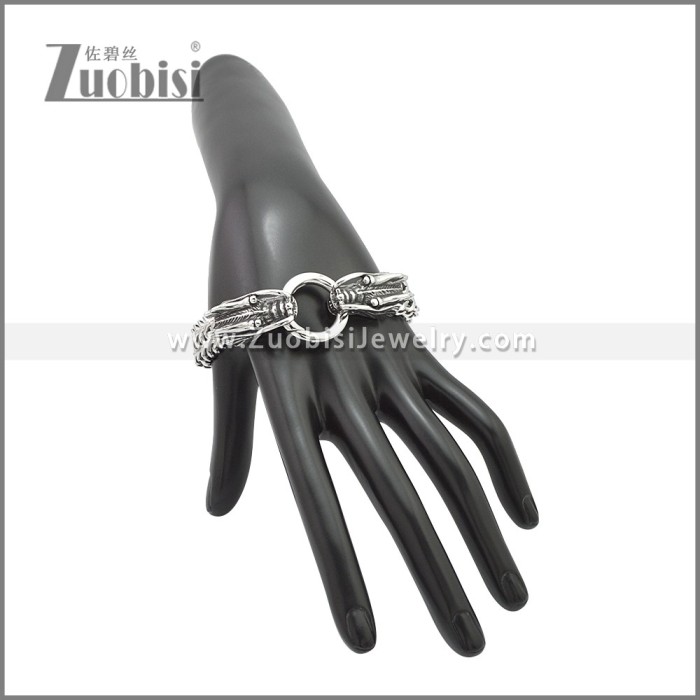 Stainless Steel Dragon Bracelet b010133S