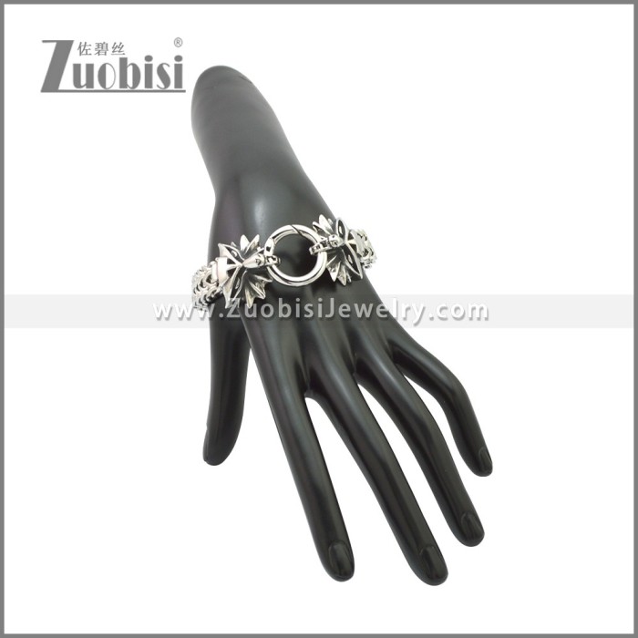 Stainless Steel Dragon Bracelet b010143S