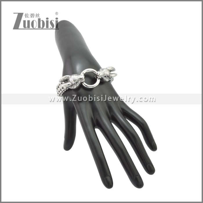 Stainless Steel Hare Bracelet b010134S