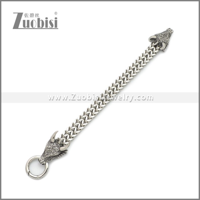 Stainless Steel Dragon Bracelet b010144S