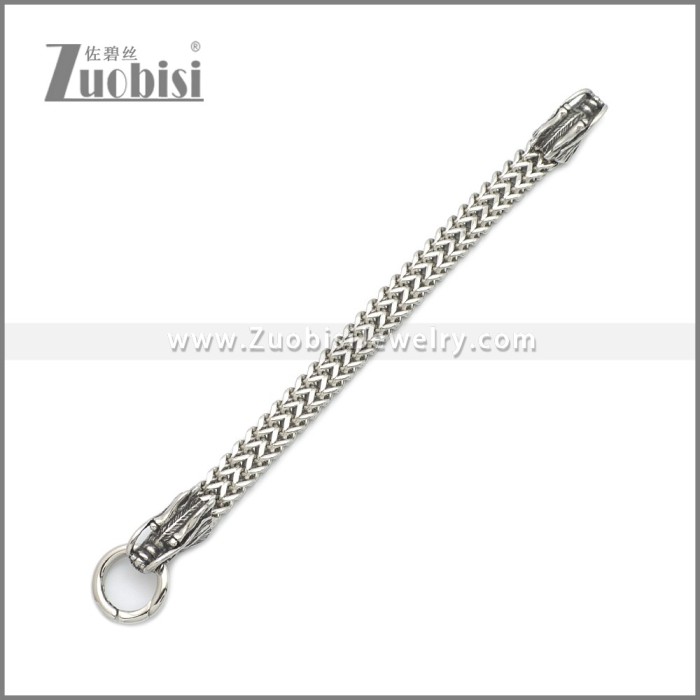 Stainless Steel Dragon Bracelet b010133S