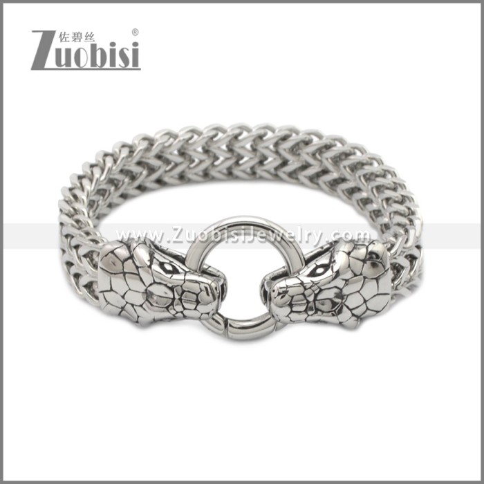 Stainless Steel Snake Bracelet b010135S